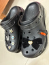 卡駱馳crocs檀健次推薦款光輪洞洞鞋百搭舒適女厚底老爹鞋207988 黑色-001(含智必星) 39 (240mm) 曬單實拍圖