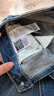 Levi's李維斯女士法式復(fù)古vintage小資ins風(fēng)開(kāi)衩藍(lán)色牛仔半身長(zhǎng)裙 深藍(lán)色 M (26) 曬單實(shí)拍圖