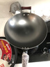 康巴赫（KBH）鑄鐵鍋無涂層真不銹生鐵鍋家用炒菜鍋爆炒耐用電磁爐燃氣灶通用 圓底 燃氣灶凹面磁爐3-7人 34cm 曬單實拍圖