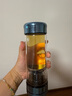 TAIC 太可純鈦茶水分離杯雙層高硼硅玻璃杯隔熱泡茶杯子水杯喝茶禮物 莫奈·瀚海藍(lán)360ml 360ml 曬單實(shí)拍圖