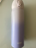 膳魔師（THERMOS）保溫杯500ml男女士兒童保冷水杯子JNL-500S漸變*暮山紫 曬單實(shí)拍圖
