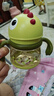 babycare兒童水杯吸管杯嬰兒學(xué)飲杯寶寶喝水杯帶手柄恐龍水杯防摔220ml 曬單實(shí)拍圖