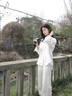 多想余防曬襯衫白色襯衫女夏季冰絲襯衣女士洋氣高級(jí)感法式寬松長(zhǎng)袖外套 白色冰絲襯衫 均碼 建議80-125斤 曬單實(shí)拍圖