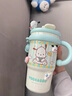 聚莜家保溫杯冰霸杯女生高顏值帕可愛(ài)恰狗水杯2025新款陶瓷內膽咖啡杯子 藍色狗狗狗600ml【送貓頭+蝴蝶結】 曬單實(shí)拍圖