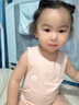 歐孕（OUYUN）兒童背心夏季莫代爾寶寶薄款無(wú)袖打底衫內穿 糖果粉  90 曬單實(shí)拍圖
