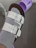 公猴真皮拖鞋女夏季新款厚底方扣休閑沙灘勃肯涼拖鞋平底羅馬涼鞋 4WB3366B米白 37 曬單實(shí)拍圖