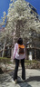 欣方帥撞色旅行雙肩包女輕便背包戶外大容量登山包大學(xué)生外出通勤休閑包 橘色雙肩背包 曬單實(shí)拍圖