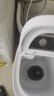 美的（Midea）4.5公斤半自動洗鞋機 家用迷你仿生手洗刷鞋機360°全方位清潔迷你洗鞋機懶人神器MXX45VWE 曬單實拍圖