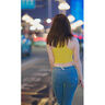 軒詩道無痕提臀褲淺藍(lán)色顯瘦修身性感蜜桃臀牛仔褲女生翹臀休閑瑜伽褲子 淺藍(lán)色（中腰蜜桃臀褲） 常規(guī) L （100-110斤） 曬單實(shí)拍圖