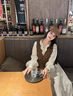 妍莉芬（yanlifen）米白色設計感連衣裙套裝女2025秋裝新款法式減齡小個子馬甲兩件套 米白色 【套裝】 L (125斤內(nèi)) 曬單實拍圖