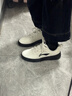 李寧（LI-NING）春季新款板鞋男鞋女鞋情侶鞋百搭輕便低幫厚底增高白色耐磨潮流鞋 乳白色/黑色 【情侶男款】 43 曬單實(shí)拍圖