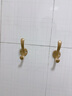 靜閑居掛衣鉤衣服掛鉤入戶(hù)門(mén)衣柜高級感墻上衣帽墻壁打孔金屬衣鉤單個(gè)鉤 砂金色掛鉤2個(gè)裝【打孔/免打孔】 曬單實(shí)拍圖