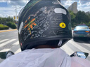 坦克【政府補(bǔ)貼】摩托車頭盔T270揭面盔3C認(rèn)證雙鏡片安全帽亞黑XXXL碼 曬單實(shí)拍圖