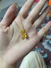 萃華金店古法足金999算盤葫蘆黃金套鏈中國風(fēng)項鏈七夕禮物送女友老婆 算盤葫蘆套鏈約7g 曬單實拍圖