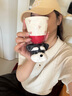 CONGSTUDIO限定手作可愛小狗杯純手工陶瓷杯酒杯趣味創(chuàng)意少女生日禮物禮盒裝 蝴蝶結(jié)「布魯托」 曬單實(shí)拍圖