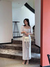 CARESS & KUDOS商場(chǎng)同款小ck法式夾趾涼鞋女2025新款夏季絕美配裙子涼拖鞋 粉色 38 曬單實(shí)拍圖