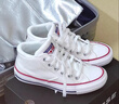 匡威（Converse）官方 莫爾登All Star男女板鞋中幫帆布小白鞋A00812C A00812C 37.5 曬單實拍圖