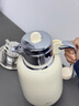 UKA幻悅保溫壺家用大容量暖壺玻璃內(nèi)膽熱水瓶茶壺杯禮品 白1L 曬單實拍圖