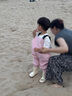 羚特水褲趕海連體褲涉水服兒童玩水下水褲防水雨靴一體-普通粉-27碼 曬單實(shí)拍圖