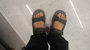 斯凱奇（SKECHERS）涼鞋男士夏季外穿運動涼拖鞋透氣休閑沙灘溯溪鞋204105 曬單實拍圖
