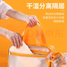 佑游游泳包干濕分離防水洗漱包沙灘便攜運(yùn)動洗澡收納包91317 粉色大號 曬單實拍圖