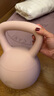 yottoy翹臀軟壺鈴女士提壺啞鈴翹臀深蹲力量家用健身訓練器材6kg-迷見粉 曬單實拍圖
