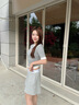 Calvin Klein運動25夏季女士美式潮流辣妹ck戶外運動網(wǎng)球裙短裙褲GWS5T901 P7A-椰青灰 M 曬單實拍圖
