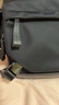新秀麗（Samsonite）男士單肩包時(shí)尚休閑斜挎包多隔層單肩斜挎背包男生TO0黑色 曬單實(shí)拍圖
