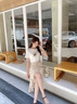 納琳雅碎花連衣裙女2025新款夏季女裝衣服A字雪紡半身裙子顯瘦t恤兩件套 圖片上衣+裙子【兩件套】 L 【100-115斤】 曬單實(shí)拍圖