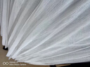 粟茝網(wǎng)紗半身裙春夏季雪紡女新款垂感高腰顯瘦百褶a字小個(gè)子中長(cháng)款 白色 78cm 曬單實(shí)拍圖