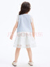 巴拉巴拉童裝兒童套裝女童短袖兩件套2025新夏裝條紋文藝?yán)俳z短裙 白藍(lán)色調(diào)00418 120 曬單實(shí)拍圖