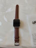 港爵適用oppowatch2/3/se表帶專(zhuān)用oppo watch3por智能手表帶真皮男女個(gè)性運動(dòng)EC 真皮棕色-銀扣  oppo watch3pro 曬單實(shí)拍圖