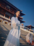 gxmy少年白馬醉春風(fēng)漢服鳳九原創(chuàng)襯衫改良漢元素圓領(lǐng)袍夏男女款仙俠服 鳳九套裝-襯衣+外衣+披帛+腰封 XL 曬單實拍圖
