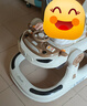 尼美樂(lè )嬰兒學(xué)步車(chē)科學(xué)學(xué)步6個(gè)月以上1到2歲寶寶學(xué)走路助步可折疊防側翻 輕奢咖【燈光音樂(lè )+餐盤(pán)+腳墊】 曬單實(shí)拍圖