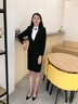 伊婭莎職業(yè)套裝男女氣質(zhì)西裝外套酒店前臺收銀經(jīng)理馬甲套裝服務(wù)員工作服 (女)黑色外套+半裙 L 曬單實(shí)拍圖