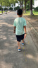 真維斯男童短袖t恤2025年新款夏裝兒童速干衣服半袖跑步服男孩夏季上衣 曬單實(shí)拍圖