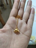 萬裕金黃金項鏈足金999皇冠玉桂狗生肖吊墜送女友媽媽轉(zhuǎn)運黃金吊墜禮物 足金999玉桂狗吊墜【約0.3克】 曬單實拍圖
