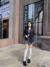 CAMILA KSENIA厚底樂(lè)福鞋女士2025新款夏季百搭鞋子時(shí)尚單鞋增高女鞋休閑小皮鞋 黑色 38 曬單實(shí)拍圖