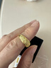 中鑫珠寶 黃金戒指斜紋女999.9足金指環(huán)送媽媽金戒指結(jié)婚金首飾 可調(diào)節(jié)活口 【現(xiàn)貨】3.54g 曬單實(shí)拍圖