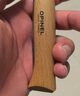 OPINEL法國歐皮耐爾戶外露營EDC折疊刀野餐刀多用便攜小刀水果刀不銹鋼 8號（不銹鋼）櫸木 60°以下 曬單實拍圖