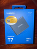 三星（SAMSUNG）1TB Type-c USB 3.2 移動(dòng)固態(tài)硬盤(pán)（PSSD） T7 灰色 NVMe讀速1050MB/s 手機(jī)直連筆記本外接 曬單實(shí)拍圖