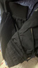 GXG男裝【涼感】寬松束腳褲通勤男長(zhǎng)褲 黑色 180/XL 曬單實(shí)拍圖