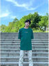 頂峰保羅（Dingfengbaoluo）T恤短袖男士夏季薄款寬松打底衫刺繡上衣百搭潮流DF085黑色L 曬單實(shí)拍圖