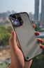 弘卓適用 蘋果13promax手機(jī)殼iphone13promax手機(jī)殼電鍍無邊框透明散熱輕奢高清防摔簡約男女款 遠(yuǎn)峰藍(lán) 曬單實(shí)拍圖