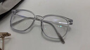 ESSILOR 依視路高清眼鏡近視可配度數(shù)防藍(lán)光眼鏡依視路專業(yè)配近視眼鏡鈦架男女款 透明灰銀色M8139【鈦架】 單鏡框(僅鏡框-可試戴) 曬單實(shí)拍圖