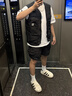 AOGZ夏季薄款工裝馬甲男新款攝影美式無(wú)袖坎肩多口袋機能風(fēng)背心潮 黑色 2XL 曬單實(shí)拍圖
