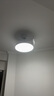 歐普（OPPLE）風扇燈吊扇燈24瓦LED照明低噪音餐廳臥室吊燈燈具包安裝 冰風白 曬單實拍圖
