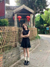 貞喜氣赫本風(fēng)氣質(zhì)職業(yè)黑色不規則連衣裙女收腰顯瘦背心裙夏miu系A字裙 赫本風(fēng)黑色無(wú)袖背心短裙【黑色】 M 曬單實(shí)拍圖