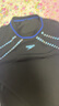 速比濤（Speedo）【汪順同款】泳衣男電氣矩陣黑標Hero5.0復刻鯊魚(yú)皮長(cháng)袖泳衣上裝 黑色/藍色 M (高170-175cm,重66-75kg) 曬單實(shí)拍圖