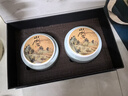 鉑吶苓茶葉罐茶罐茶葉禮盒空盒陶瓷儲茶罐公司禮品勞動節(jié)送人禮盒裝 山水人家【禮盒裝】藍(lán)色 610ml 2個 曬單實拍圖